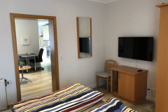 Wohnraum mit Schlafcouch